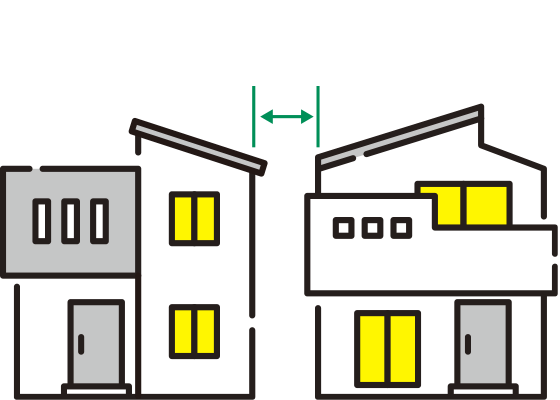 隣家との距離
